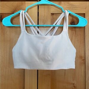 Athleta hyper focused sports bra desert rose sporty strappy back small S